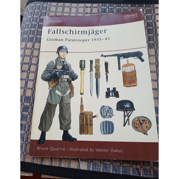 Osprey Warrior 38 Fallschirmjäger German Paratrooper 1935-45 Equipment Weapons - Picture 1 of 8